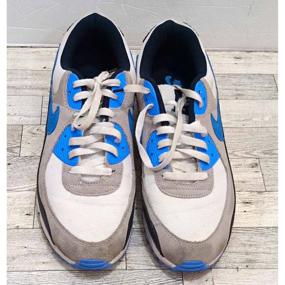 Nike Air Max 90 UNC Men’s Low Top Size 14 Men's Sneakers White/Blue DQ4071-101